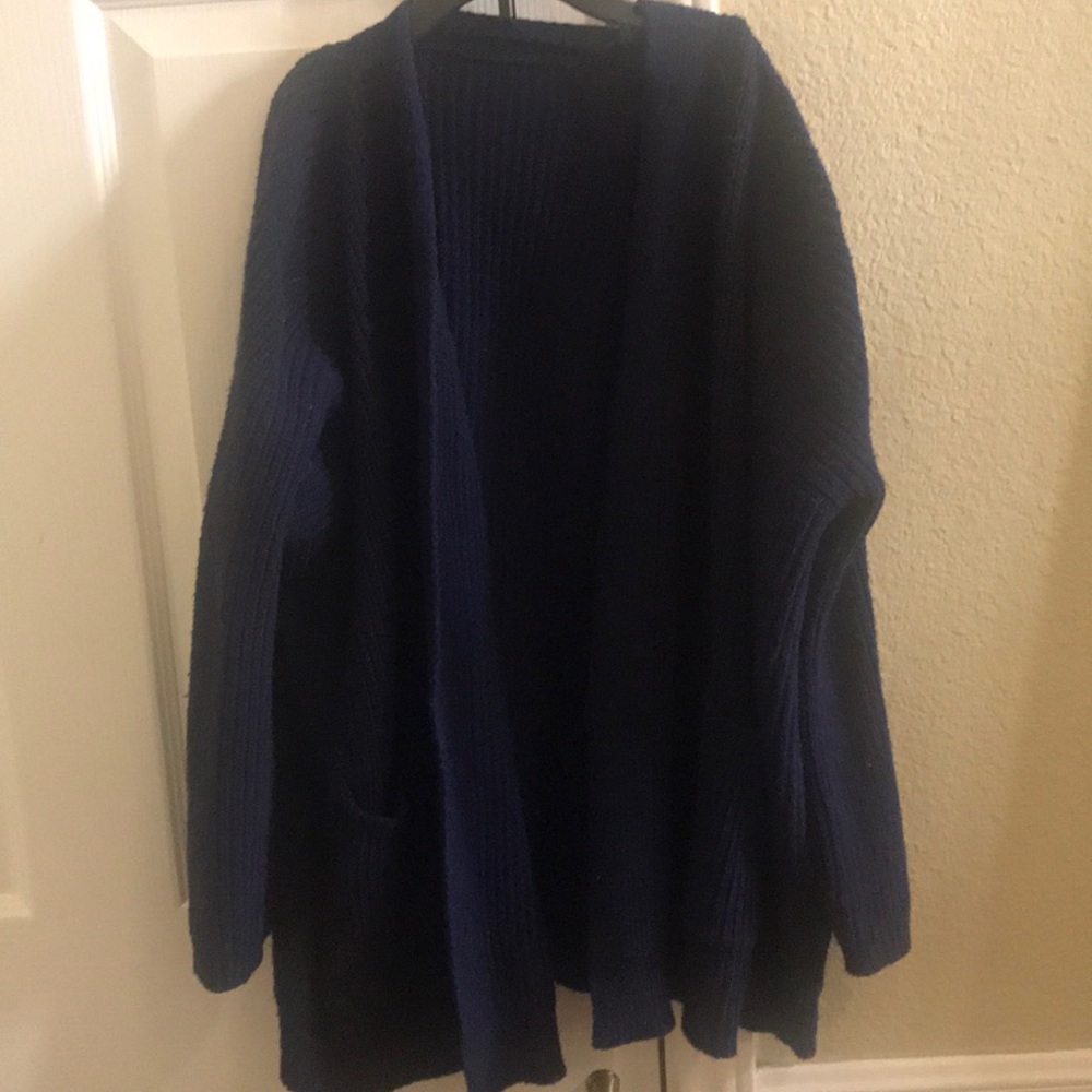 Navy blue cardigan